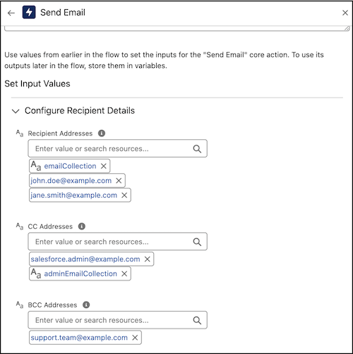 New Email Recipient Manager in Flows